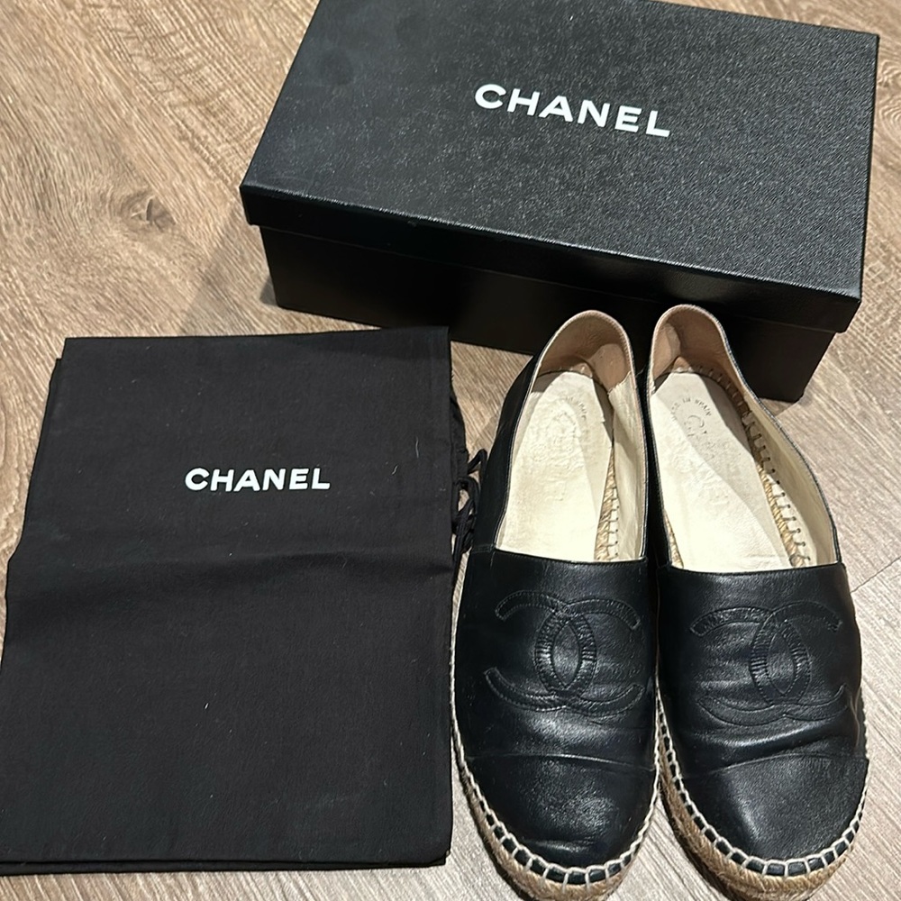 Black Chanel Espadrilles